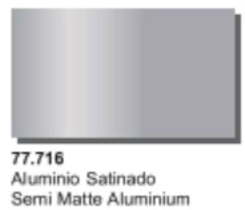 32ml Bottle Semi Matte Aluminum Metal Color 