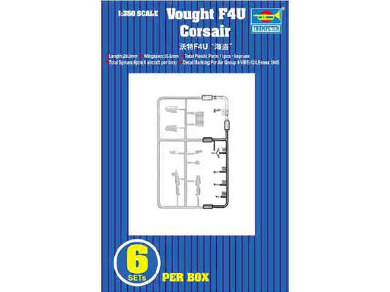 1/350 F4U Corsair Aircraft Set for USS Essex 