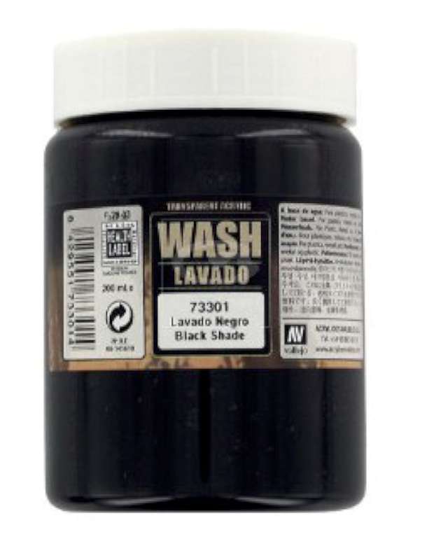 200ml Bottle Black Wash