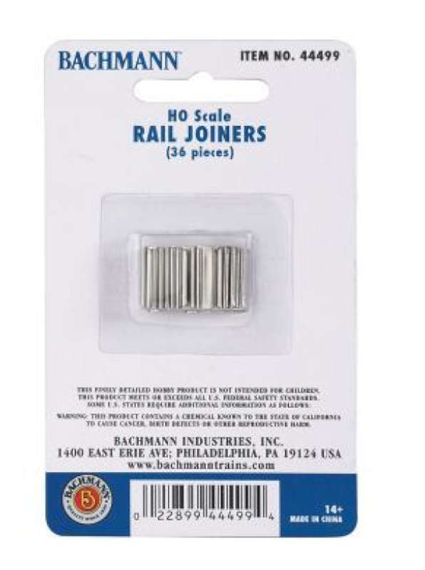 HO Rail Joiners (36/Cd)