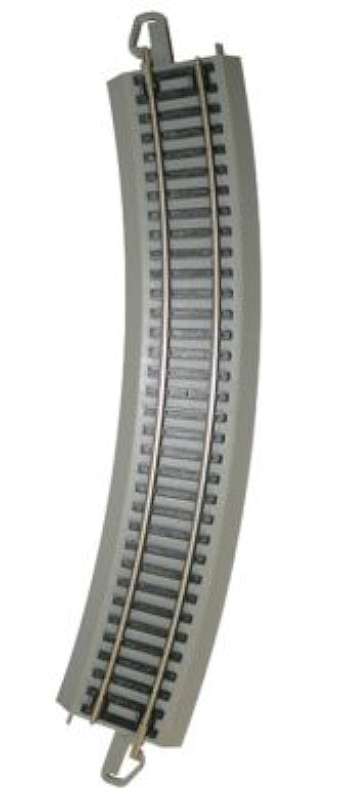 HO 18" Radius Curved Track Nickel Silver Track (Bulk Ctn. 50pcs)