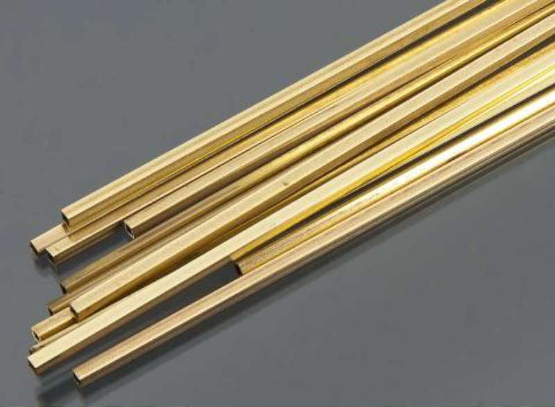 1/8"x12" Square Brass Tube .014 Wall (1)