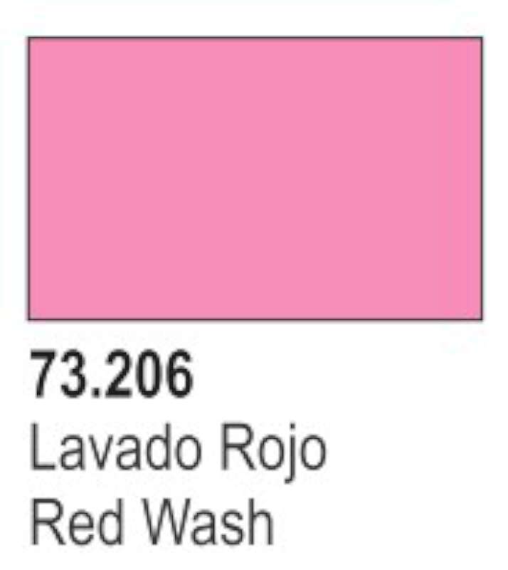 18ml Bottle Red Wash Game Color 