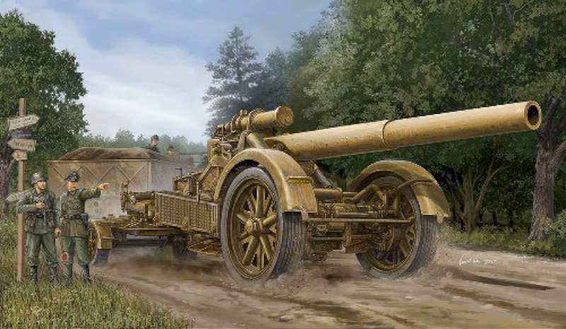 1/35 German 21cm Morser 18 Heavy Artillery Gun