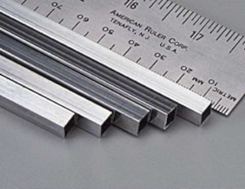 1/4"x12" Square Aluminum Tube .014 Wall (1)