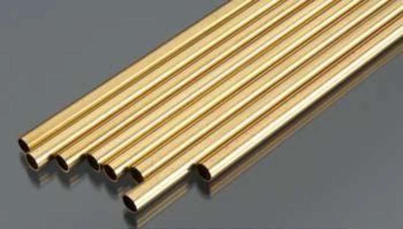 9/32"x12" Round Brass Tube .014 Wall (1)