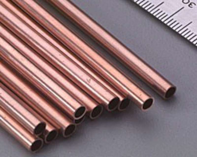 5/32"x12" Round Copper Tube .014 Wall (1)