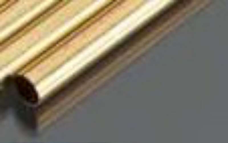 1/4"x12" Round Brass Tube .014 Wall (1)