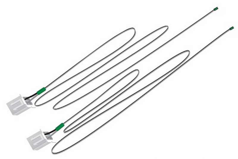 Just Plug: Green Nano LED Lights w/24” Cable (2)