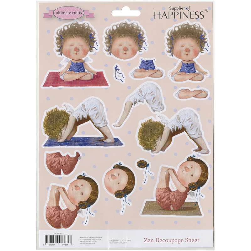 Ultimate Crafts Gapchinska A4 Decoupage Sheet Zen