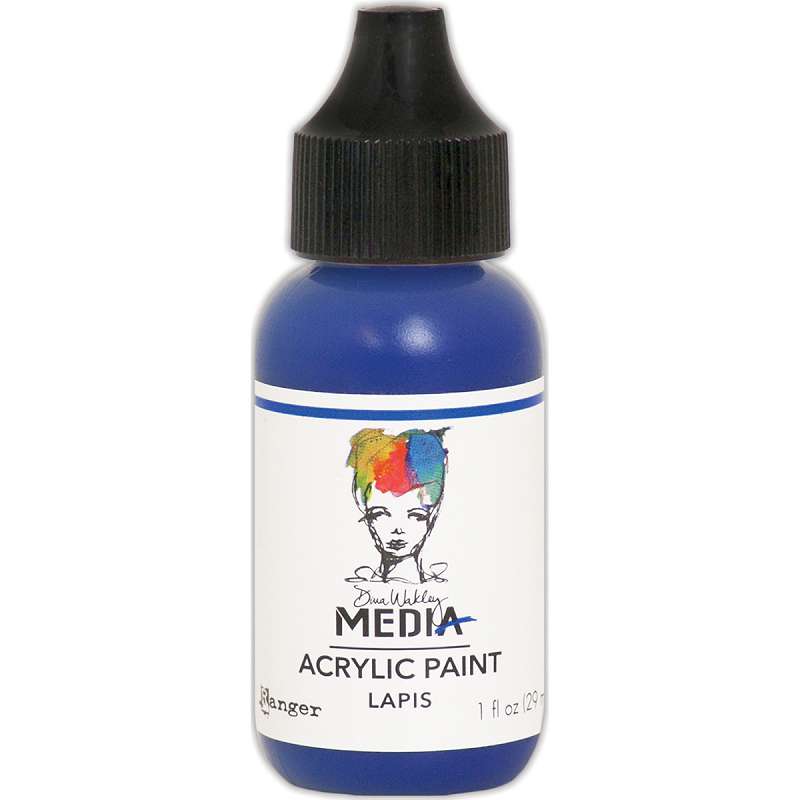 Dina Wakley Media Heavy Body Acrylic Paint 1oz Lapis
