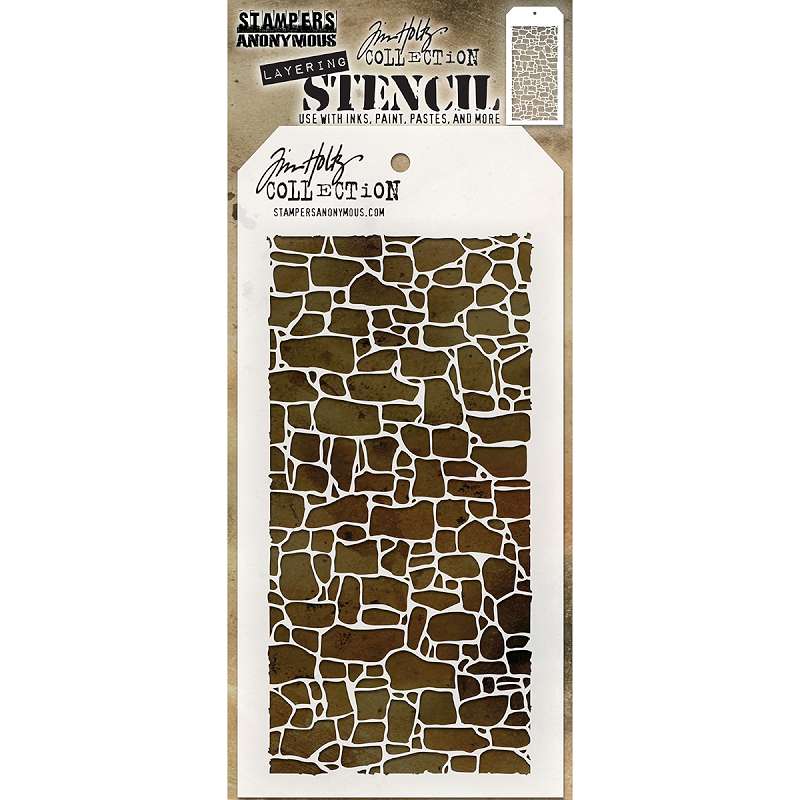 Tim Holtz Layered Stencil 4.125"X8.5" Stone