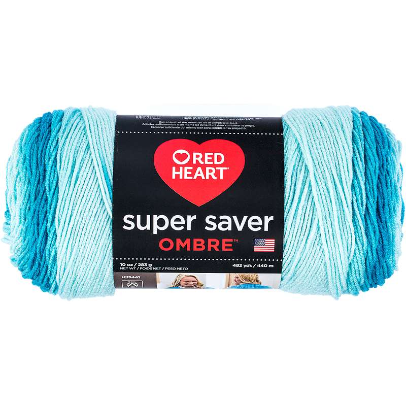 Red Heart Super Saver Ombre Yarn Scuba