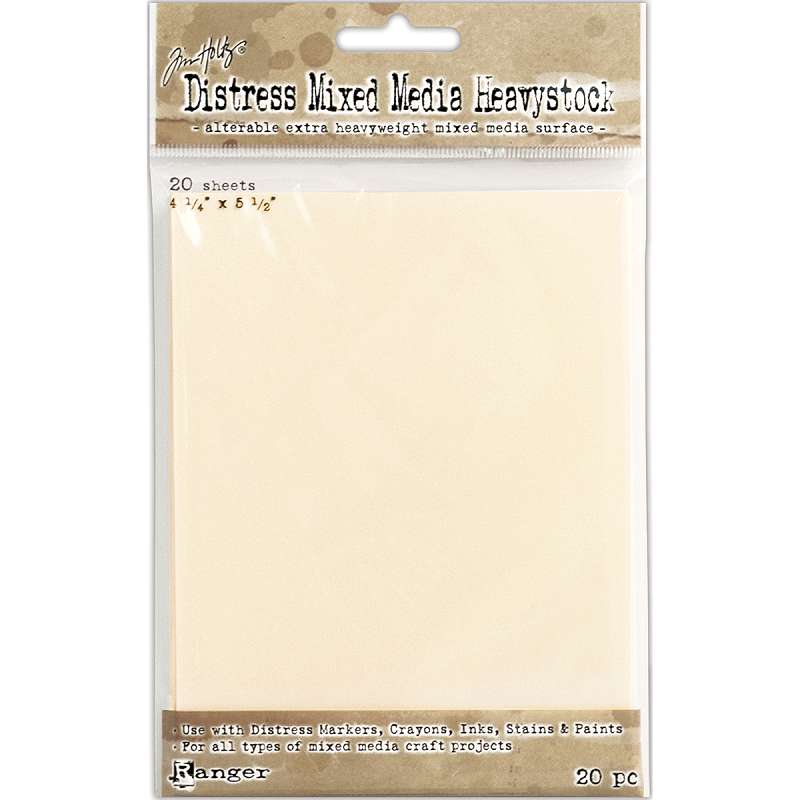 Tim Holtz Distress Mixed Media Heavystock Tags 20/Pkg 4.25"X5.5"