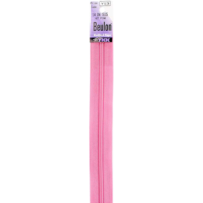 YKK Lightweight Closed Bottom Zipper 14" Holiday Pink