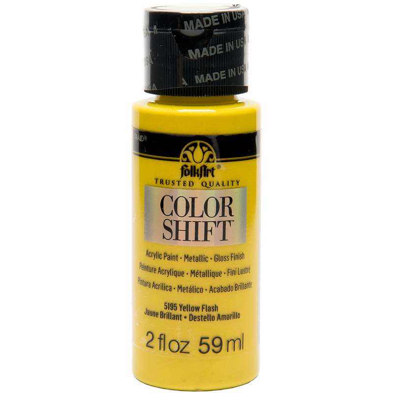 FolkArt Color Shift 2oz Yellow Flash