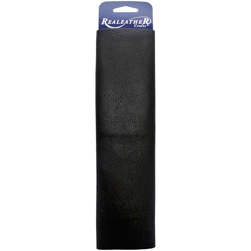 Leather Premium Trim Piece 8"X11" Black