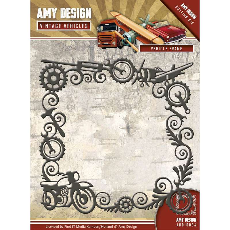 Find It Trading Amy Design Vintage Vehicles Die Vehicle Frame
