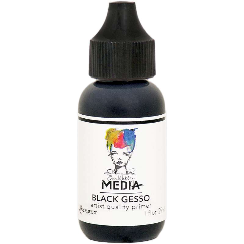 Dina Wakley Media Gesso 1oz Tube Black
