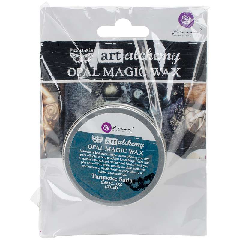 Finnabair Art Alchemy Opal Magic Wax .68 Fluid Ounce Turquoise Satin