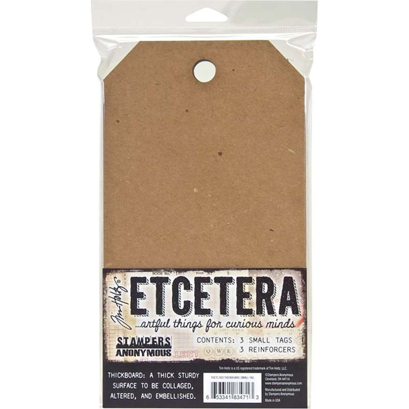 Tim Holtz Etcetera Small Tag 5.5"X10" 