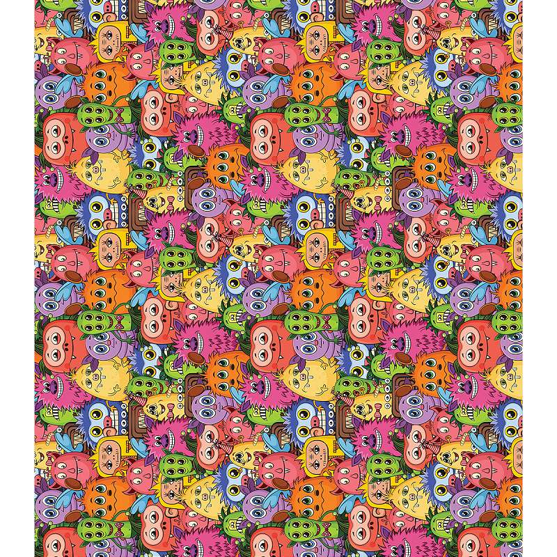 Craft Consortium Decoupage Papers 13.75"X15.75" 3/Pkg Little Monsters