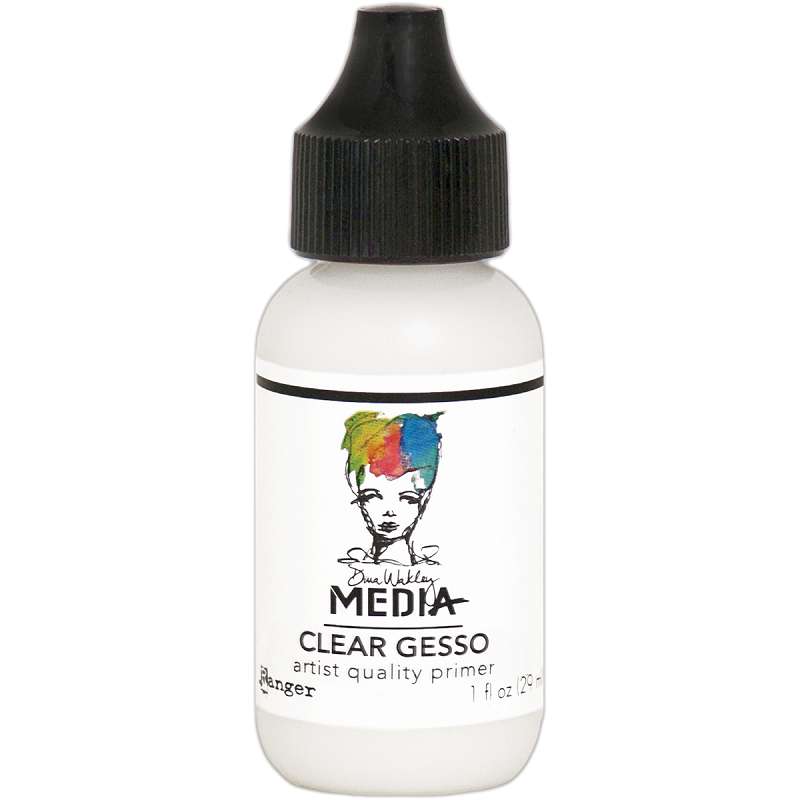 Dina Wakley Media Gesso 1oz Tube Clear