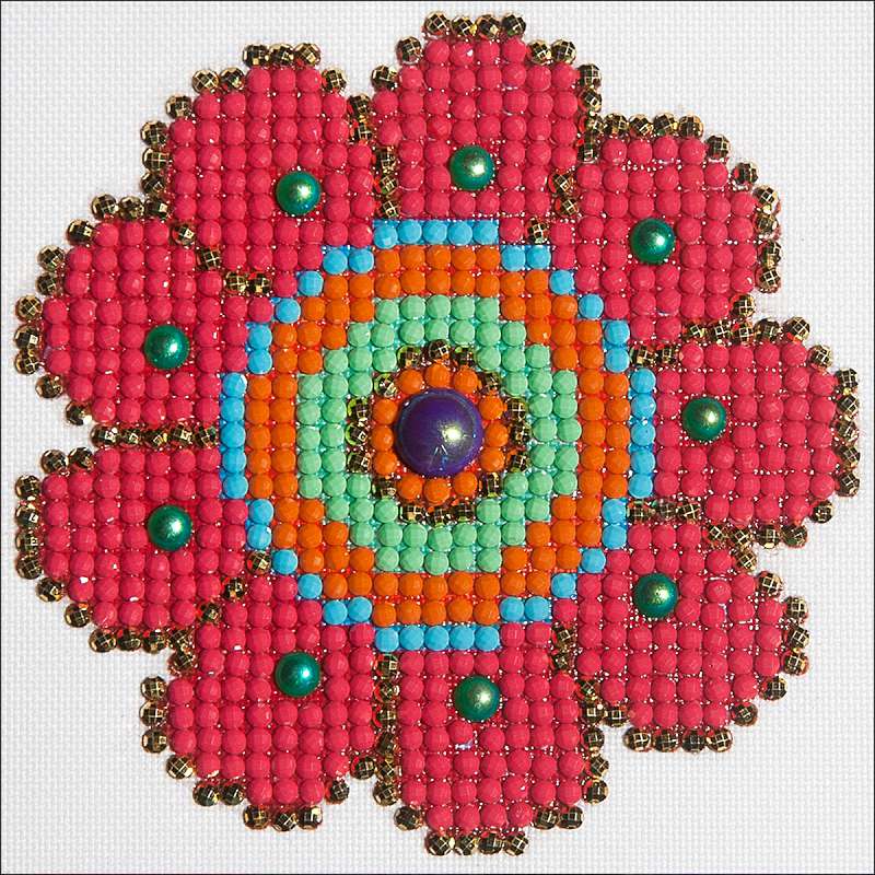 Diamond Dotz Diamond Embroidery Facet Art Kit 6"X6" Flower Power