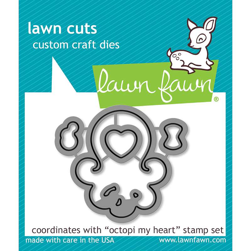 Lawn Cuts Custom Craft Die Octopi My Heart