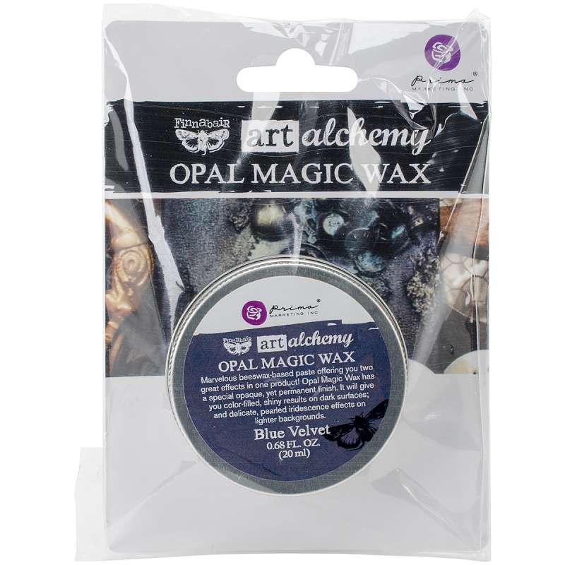 Finnabair Art Alchemy Opal Magic Wax .68 Fluid Ounce Blue Velvet