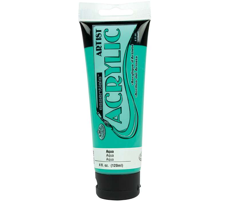 Essentials Acrylic Paint 4oz Aqua