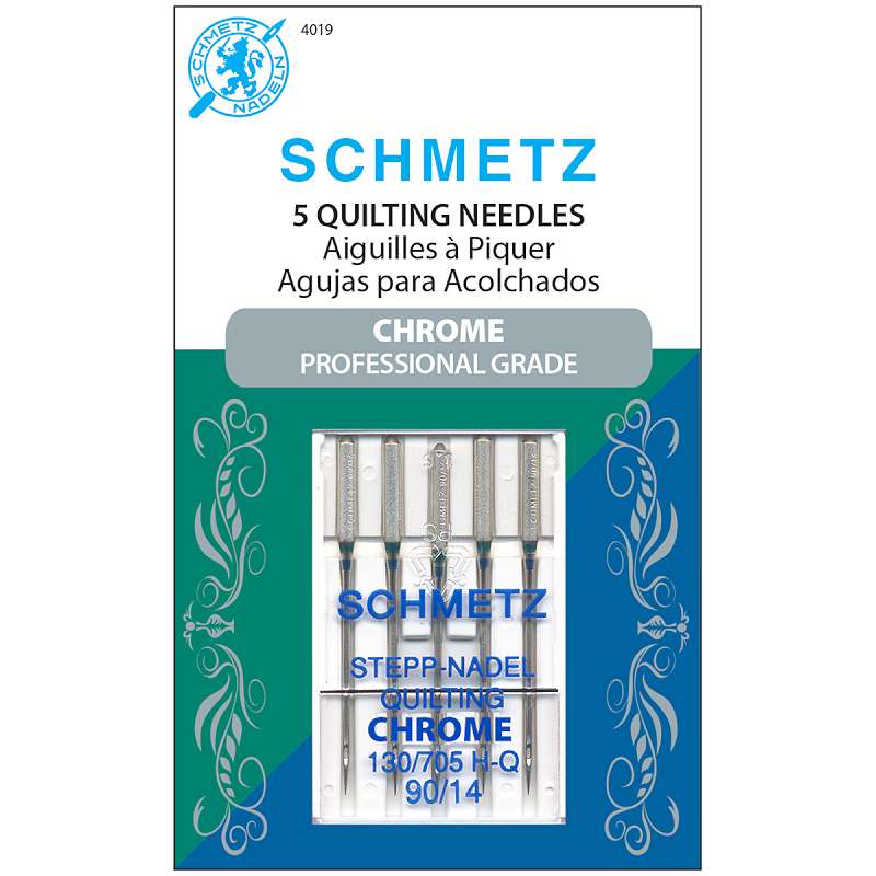Chrome Quilt Machine Needles Size 90/14 5/Pkg