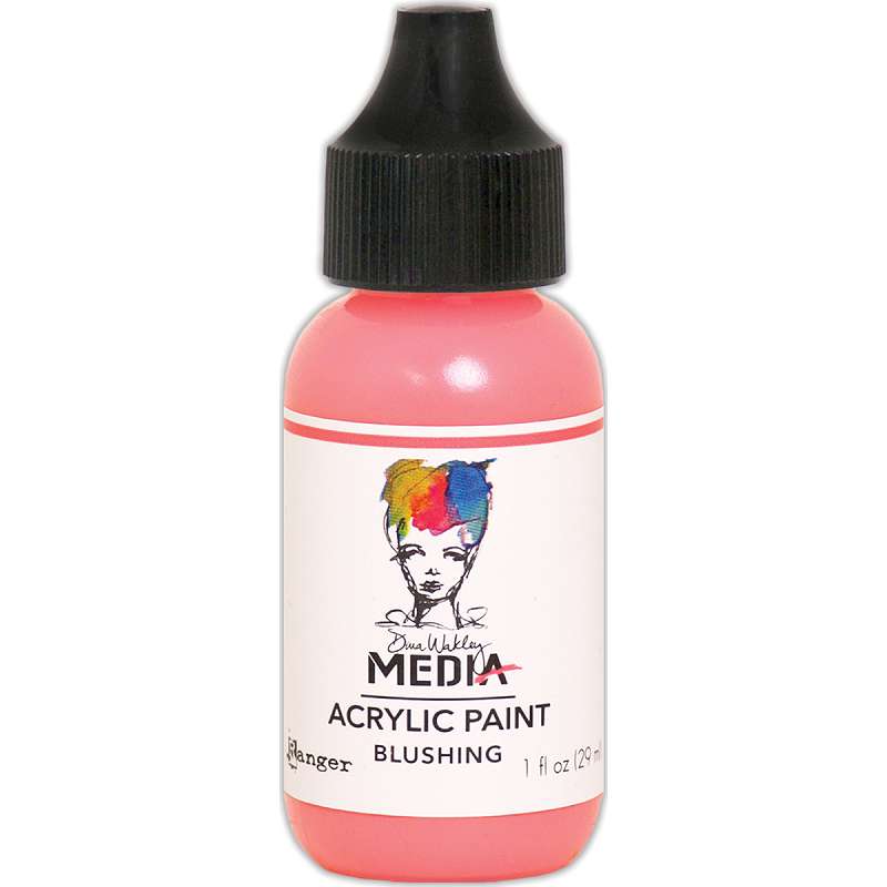 Dina Wakley Media Heavy Body Acrylic Paint 1oz Blushing