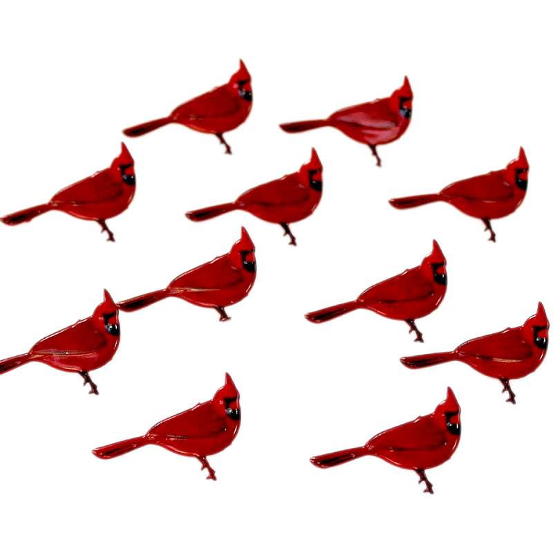 Eyelet Outlet Shape Brads 12/Pkg Cardinal