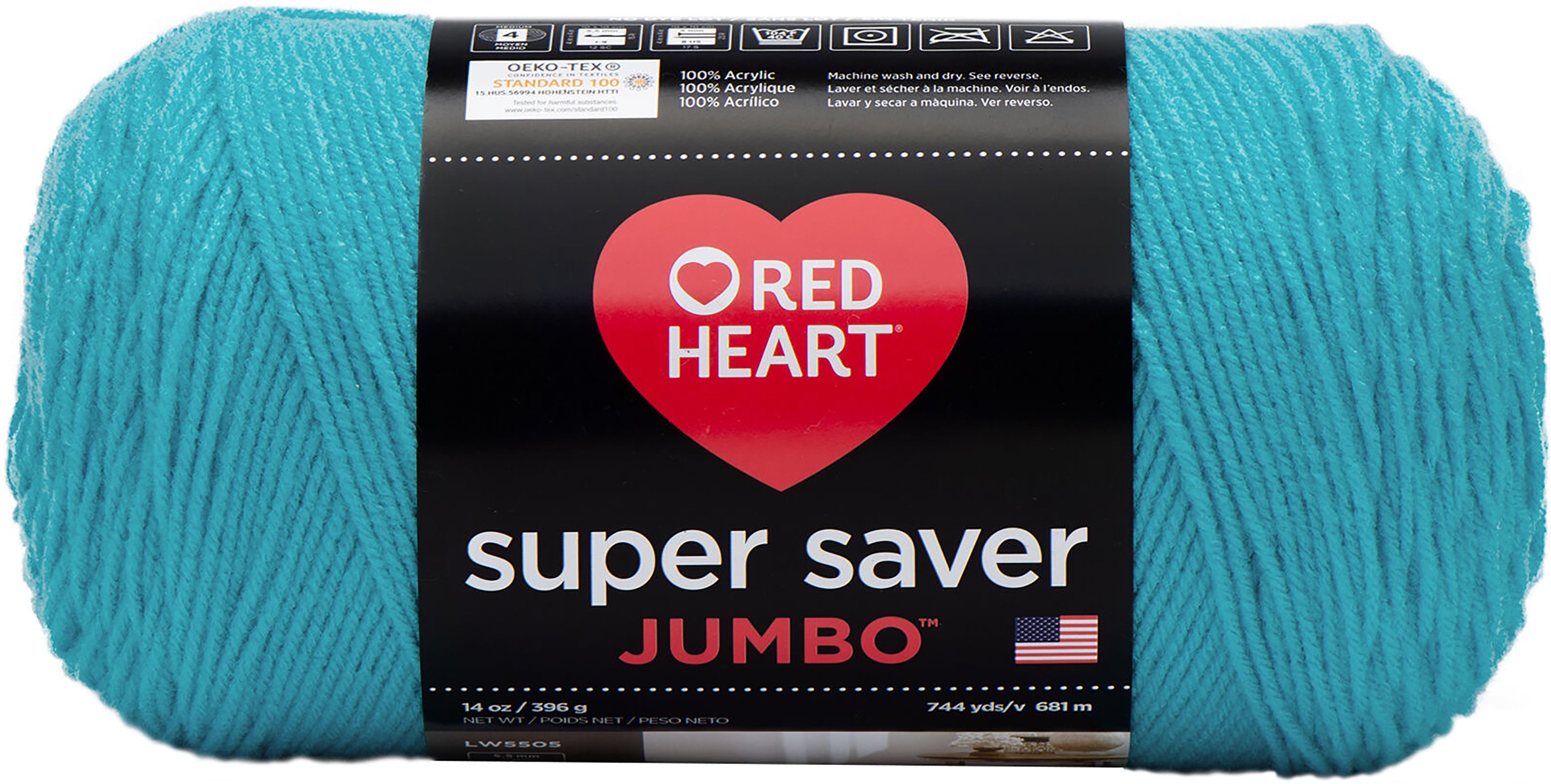 Red Heart Super Saver Yarn Turqua