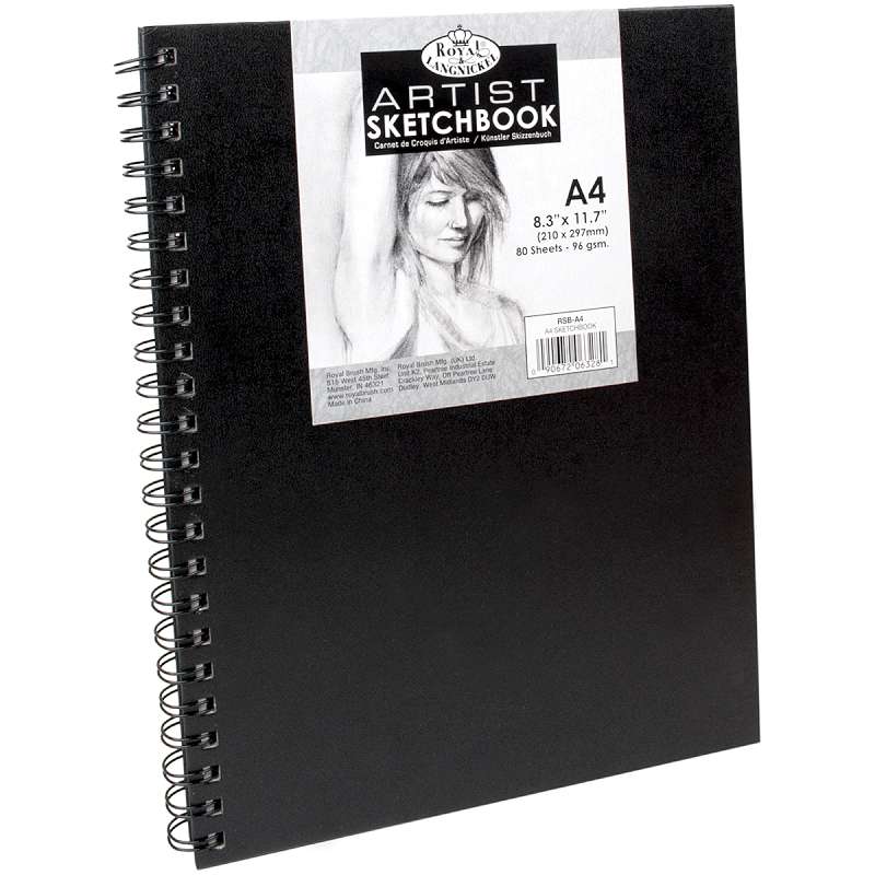 Spiral Hardcover Sketchbook 8.3"X11.7" 