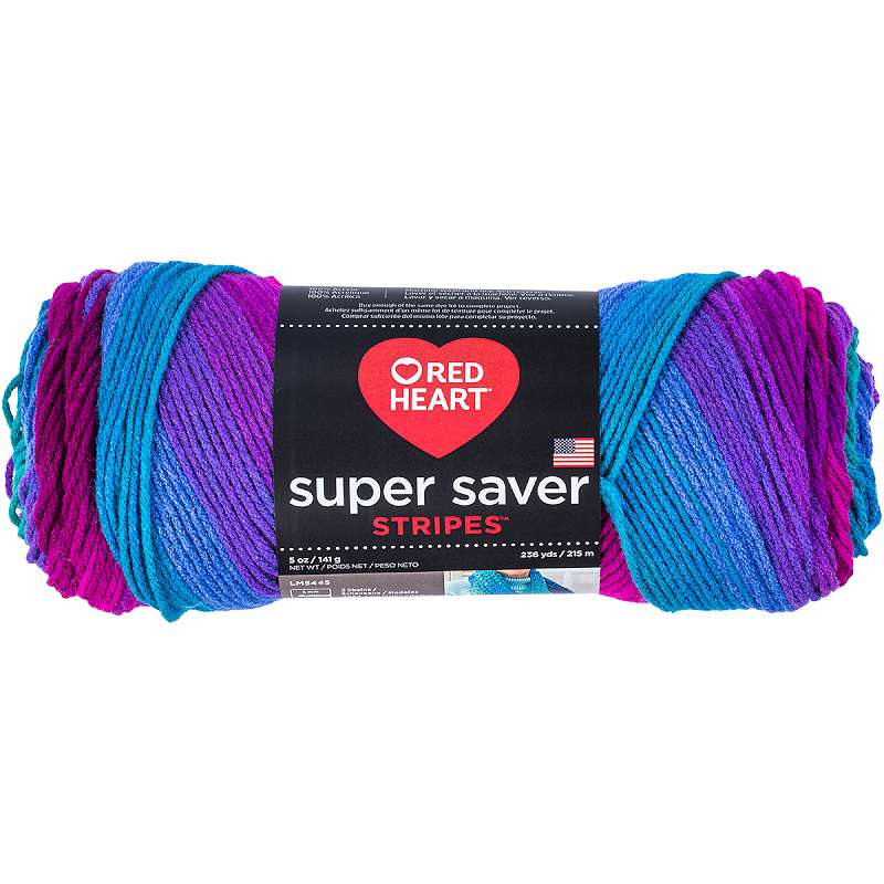 Red Heart Super Saver Yarn Polo Stripe