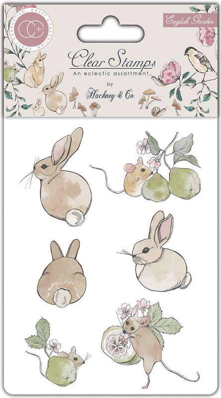 Craft Consortium A5 English Garden Clear Stamps  