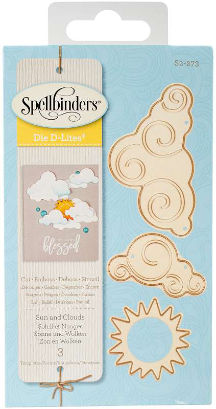 Spellbinders Shapeabilities Die D-Lites Sun & Clouds