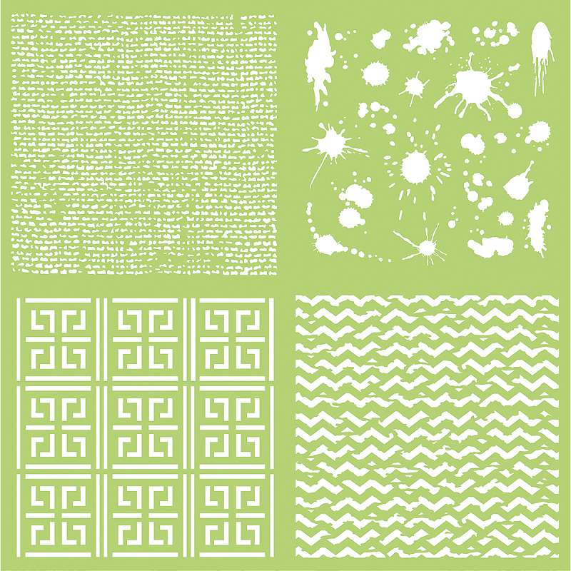 Kaisercraft Designer Template 12"X12" Textures