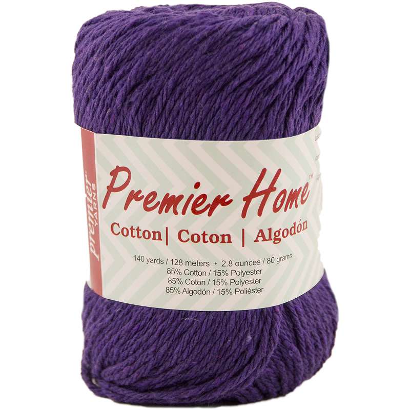 Home Cotton Yarn - Solid Eggplant