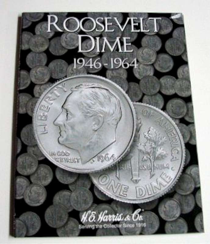 Roosevelt Dime 1946-1964 Coin Folder