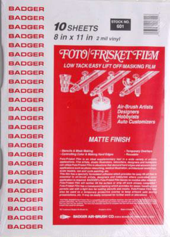 Matte Foto/Frisket Film 8.5"x11" (10/Pk)