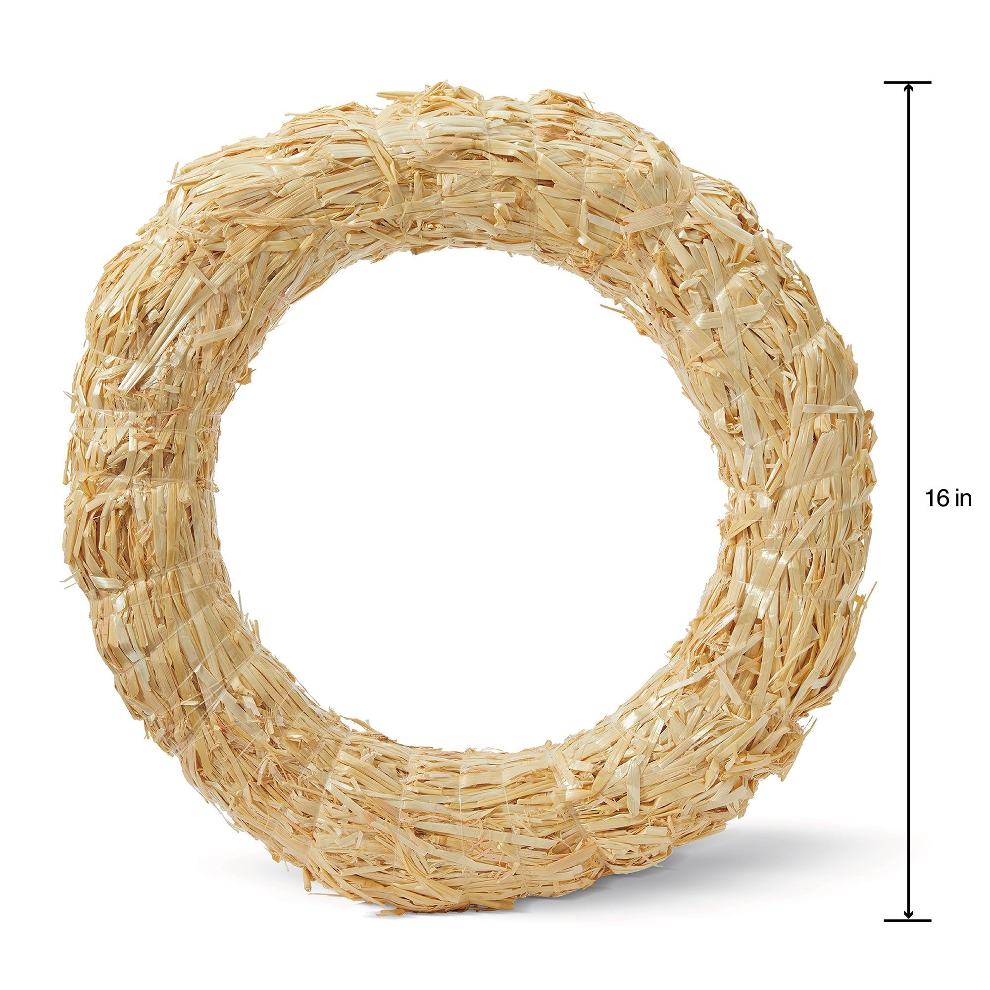 Straw Wreath 16"