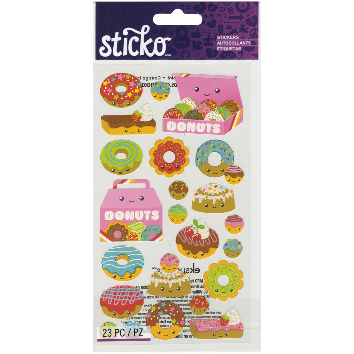 Sticko Stickers Donut Characters