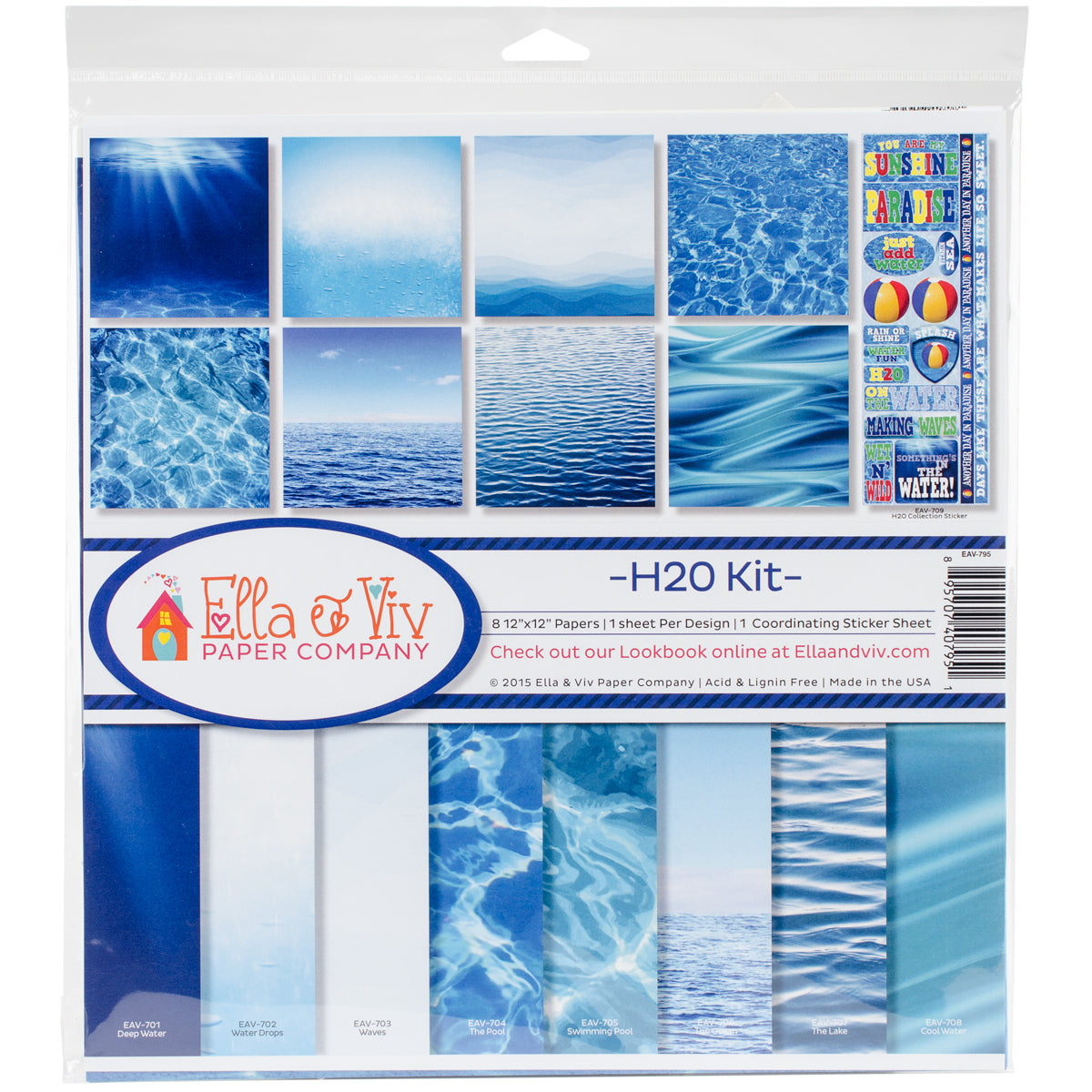 Ella & Viv Collection Kit 12"X12" H2O