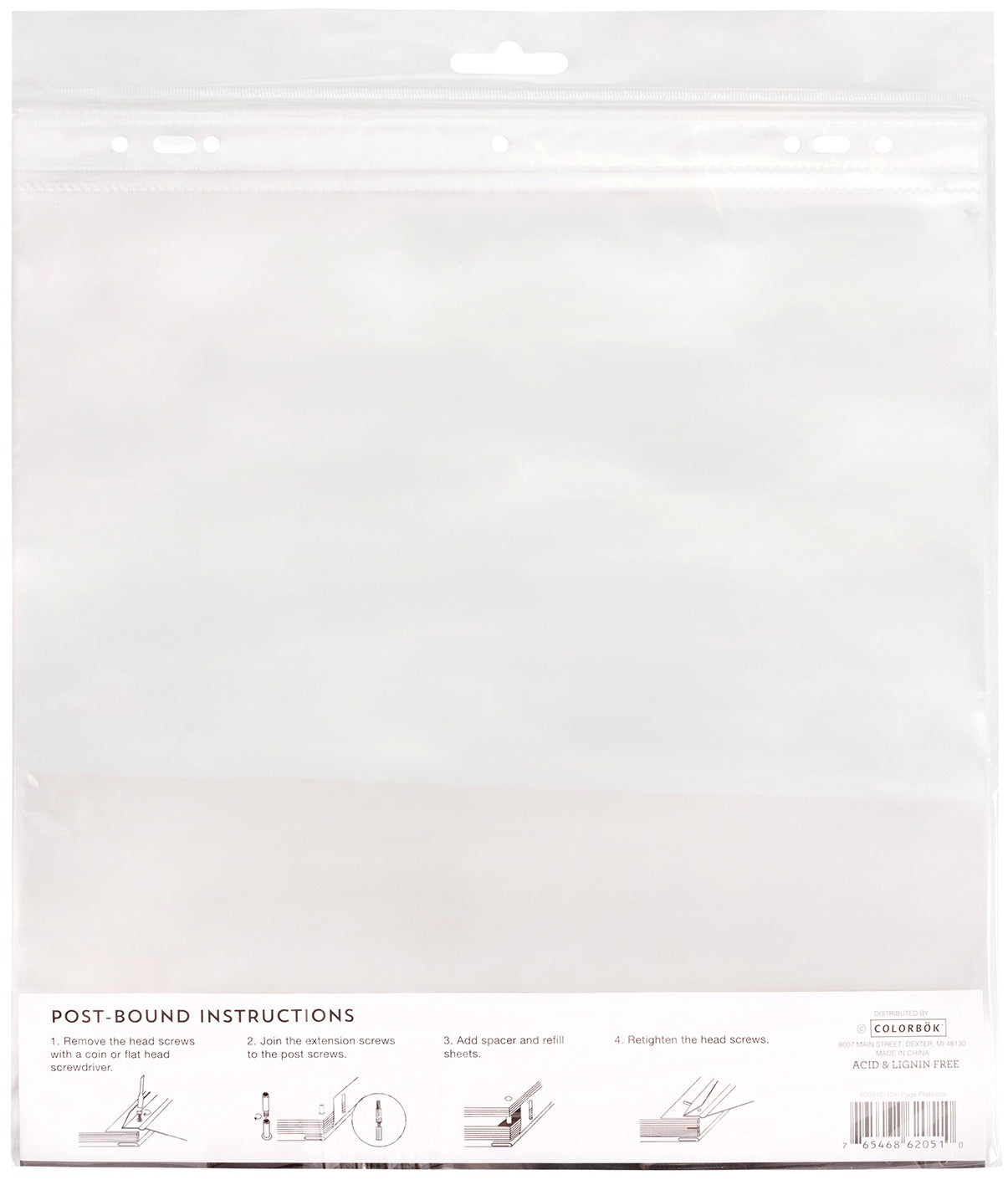 Colorbok Universal Refill Pages 12"X12" 10/Pkg  