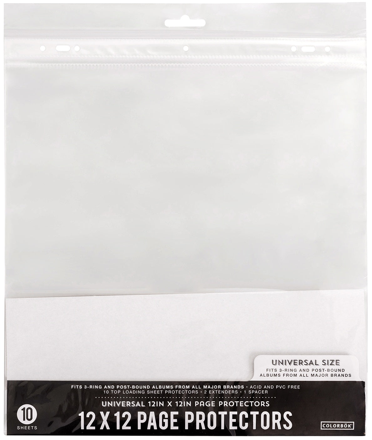 Colorbok Universal Refill Pages 12"X12" 10/Pkg  