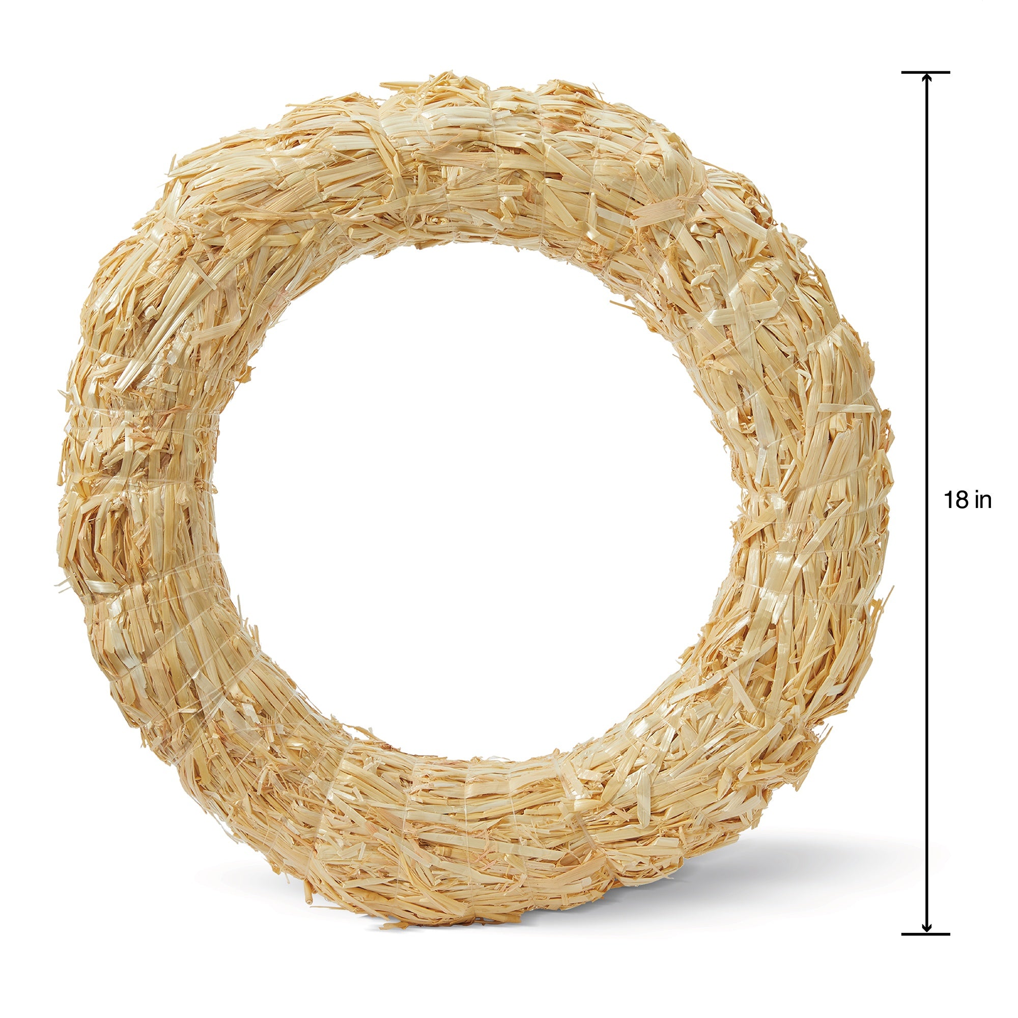 Straw Wreath 18"