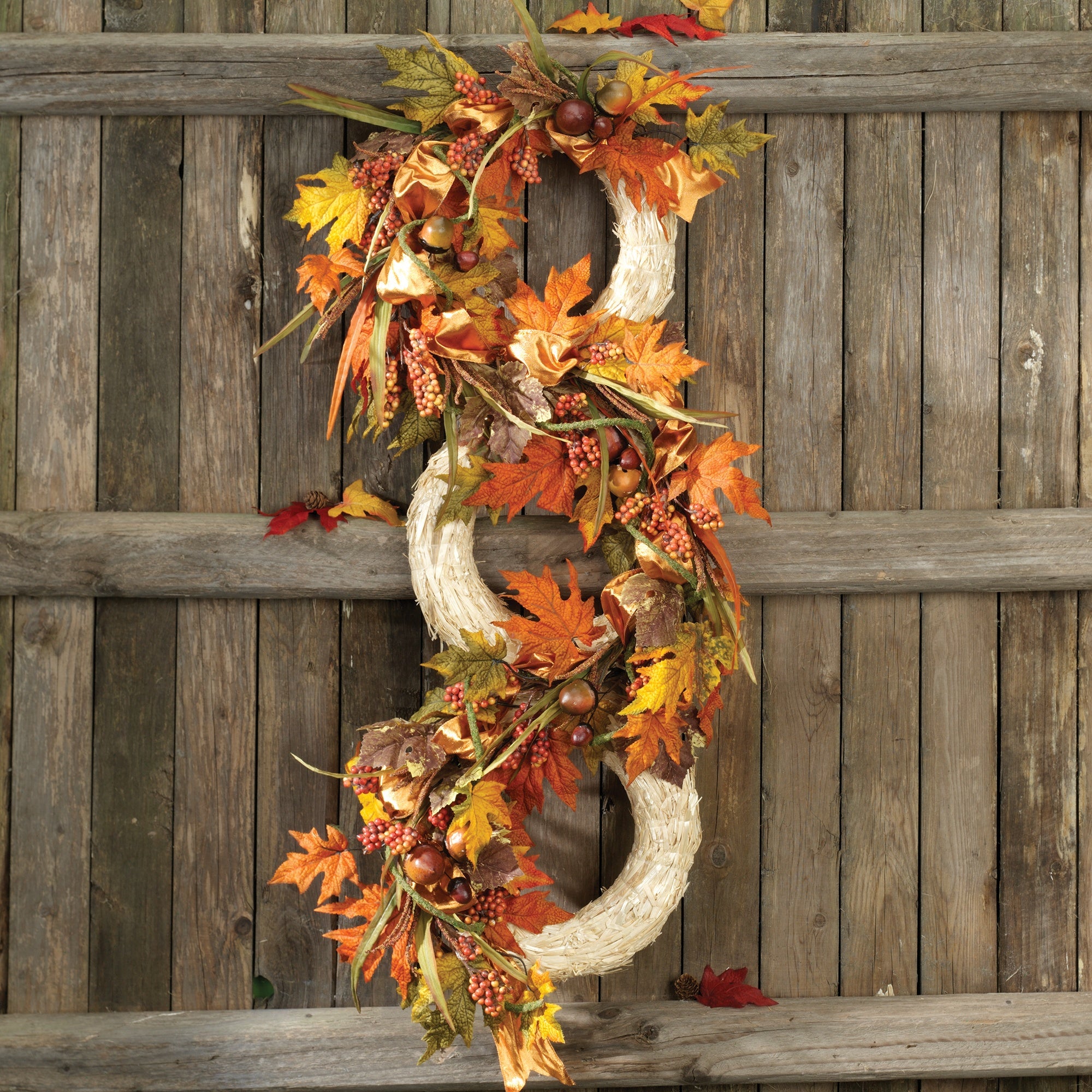 Straw Wreath 18"
